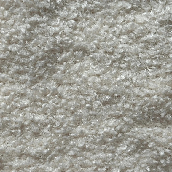 Zara Kids Boucle Knit Sweater Vest Fleece Pile  Retro Vintage Button Down 13-14 - Picture 7 of 15